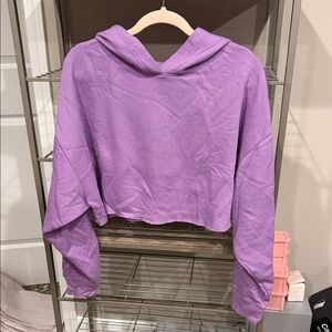 Chloe x Halle PINK Victoria's Secret Cropped Hoodie